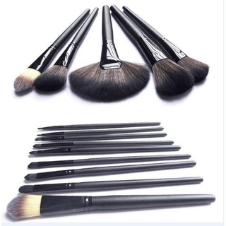 Bộ Dụng Cụ Trang Điểm Cọ Đánh Phấn 24 Cây