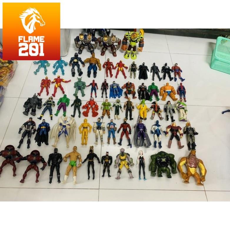 TPHCM Mô hình có khớp Action Figure 10-18cm Batman/ siper man/ iron man/….