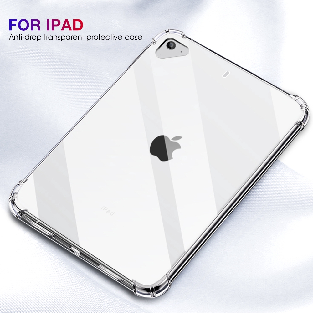 Ốp silicon TPU trong suốt cho iPad 2 3 4 5 6 Air 1 2 Mini 1 2 3 4 iPad 9.7 2018 2017 Pro 11 inch