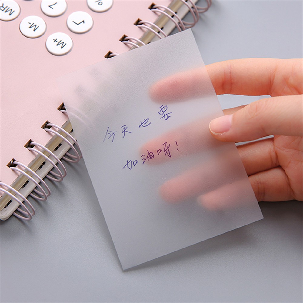 Set 50 tờ giấy ghi chú trong suốt tiện dụng chất lượng cao