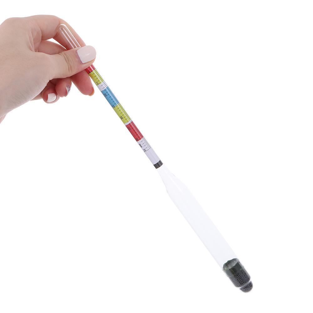 Thiết Bị Đo Nồng Độ Hydrometer ABV Bia 3 Thang Đo Trọng Lực Tại Nhà