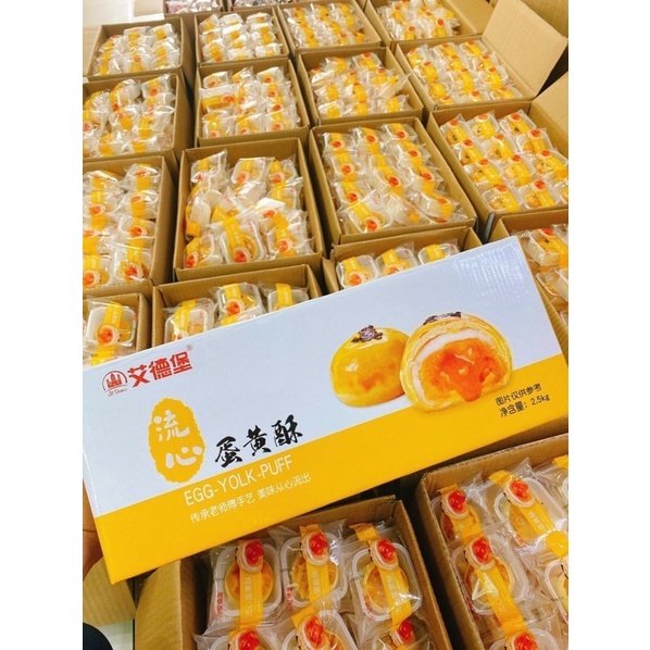 6 chiếc Bánh Trứng Chảy Ngàn Lớp nhân trứng muối tan chảy | Ăn Vặt Cùng Bếp