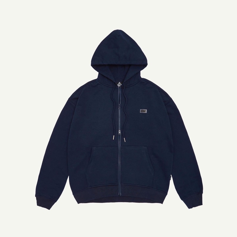 GW FULLZIP HOODIE/ Áo Hoodie Dây Kéo Vải Nỉ Bông/  GAMBLE WORLDWIDE