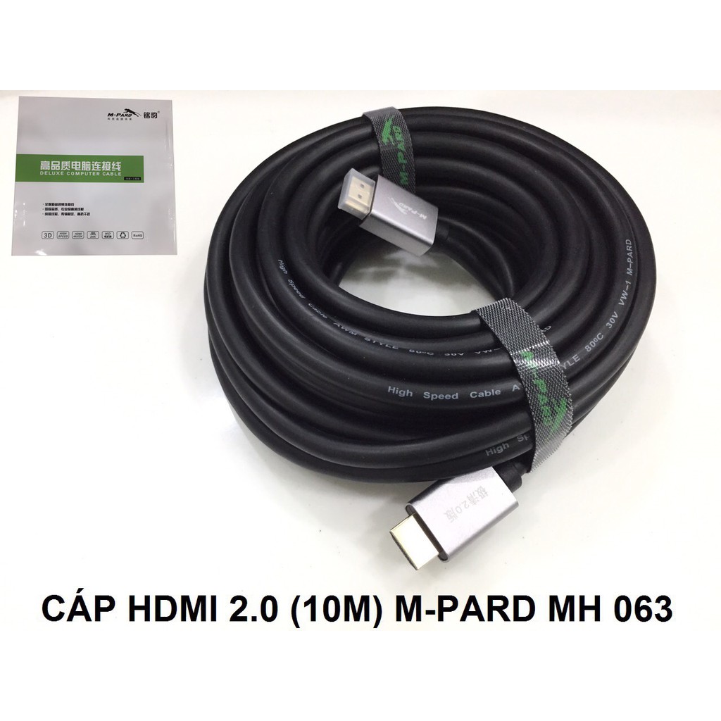 Cáp HDMI 2.0 M-Pard 4K 10m MH 063 , 15m MH 064