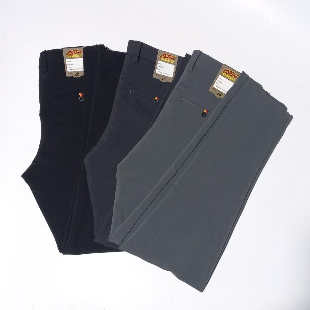 [Size lớn 35,36,37,38] Quần dài tây nam Hàn Quốc chất vải co giãn 4 chiều, quần âu nam công sở chuẩn form cao cấp - ATH