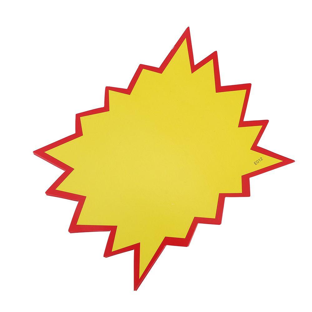 PEWANY Set 10 Thẻ Giấy Ghi Chú Giá Cả Phải Chăng Màu Vàng Đỏ Dùng Trong Siêu Thị