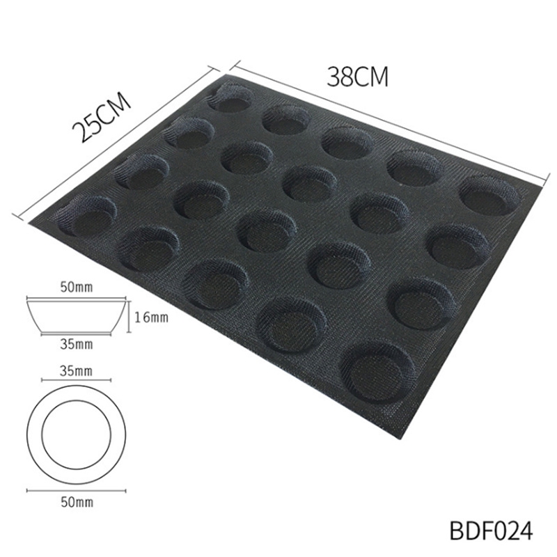 Khuôn Silicone Không Dính Dùng Làm Bánh Hamburger Tiện Dụng