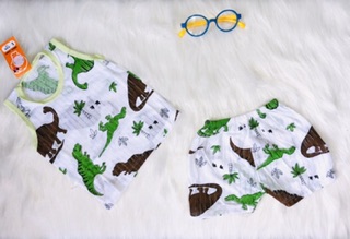Combo 5b Cotton giấy ba lỗ cho bé