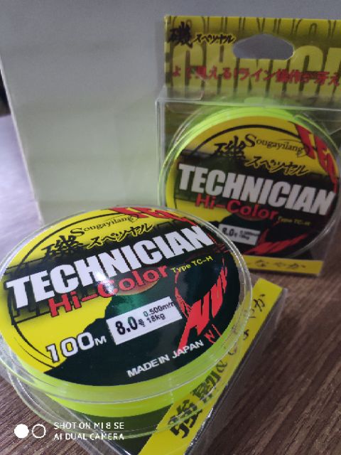 Dây câu cá Nhật bản TECHNICIAN, Hàng chính hãng, chất lượng tốt !!!