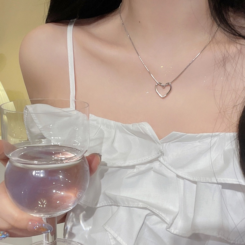Vòng cổ Mặt Hình Nơ / Hoa Tulip / Trái Tim Đính Ngọc Trai Thời Trang Cho Nữ