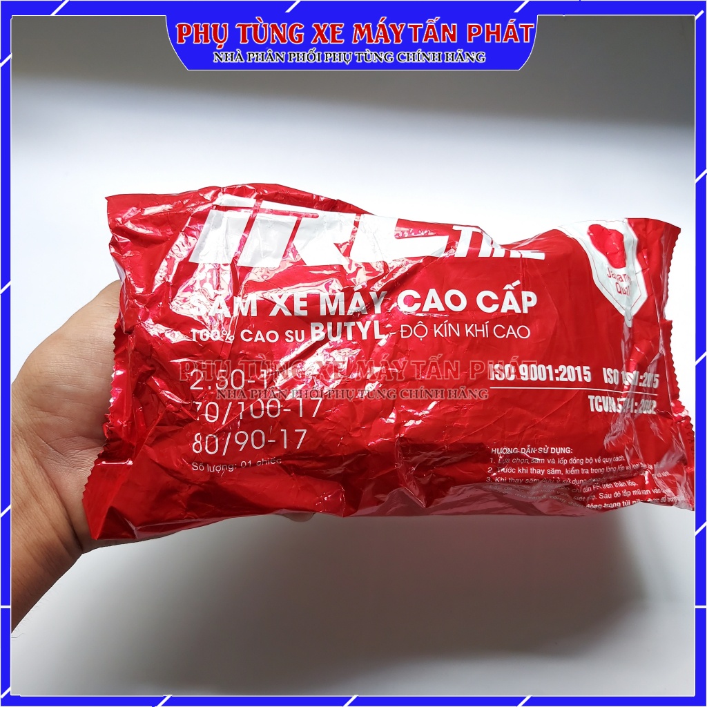 Ruột Săm Xe Máy Cao cấp IRC Nhật Bản 2.25/2.50-17 & 70/90-17 & 80/90-17 Chính Hãng