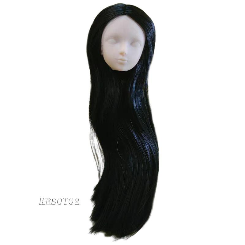 Đầu Búp Bê Nữ Tóc Dài 1 / 6 Kesoto2 Kèm Bóng Lông Dài Cho Bé 3-6 Tuổi