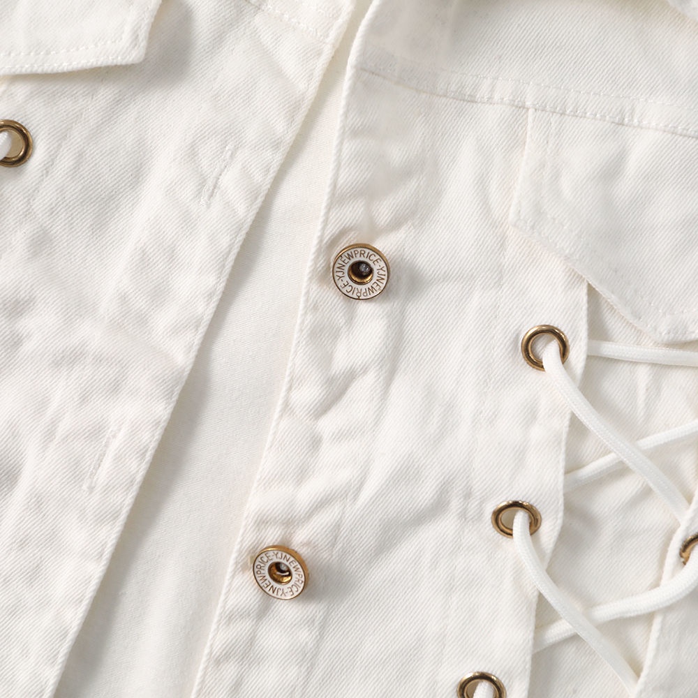 Áo Khoác Denim Mỏng Không Tay Phong Cách Phương Tây Thời Trang Xuân Thu Mới 2022