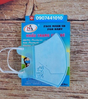 Khẩu Trang 5D Em Bé (10 cái/hộp)