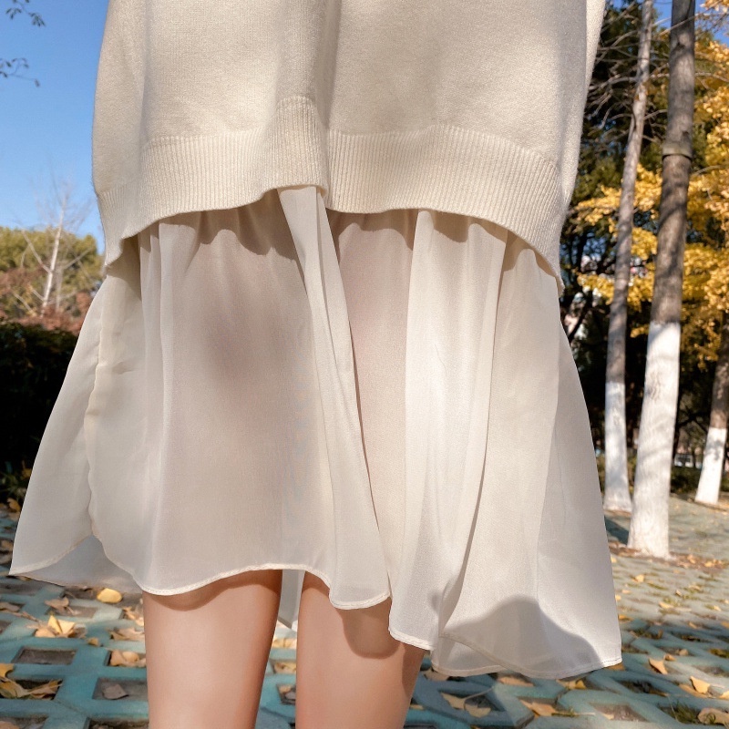 Váy len dệt kim mix đuôi cá