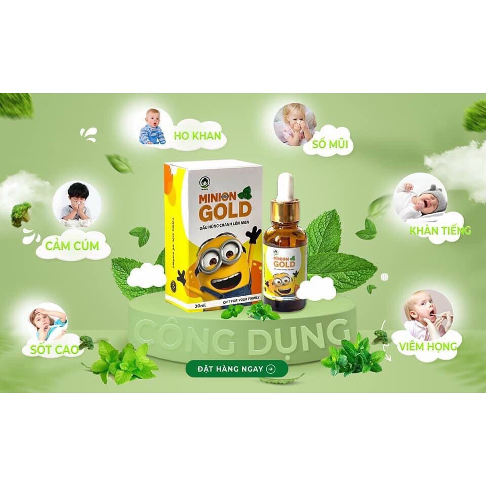 Dầu húng chanh MINION dành cho mẹ và bé 2X  Mart