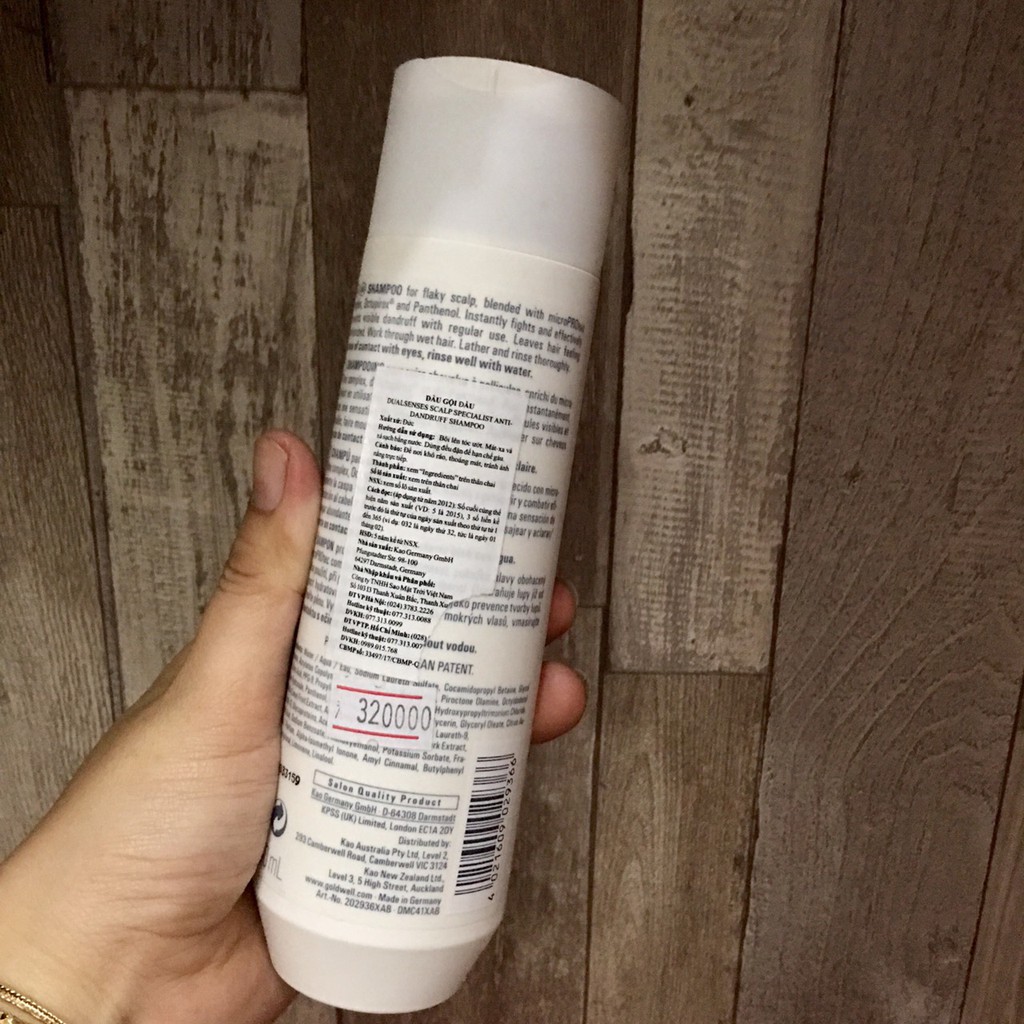 DẦU GỘI NGĂN GÀU GOLDWELL ANTI DANRUFF 250ml