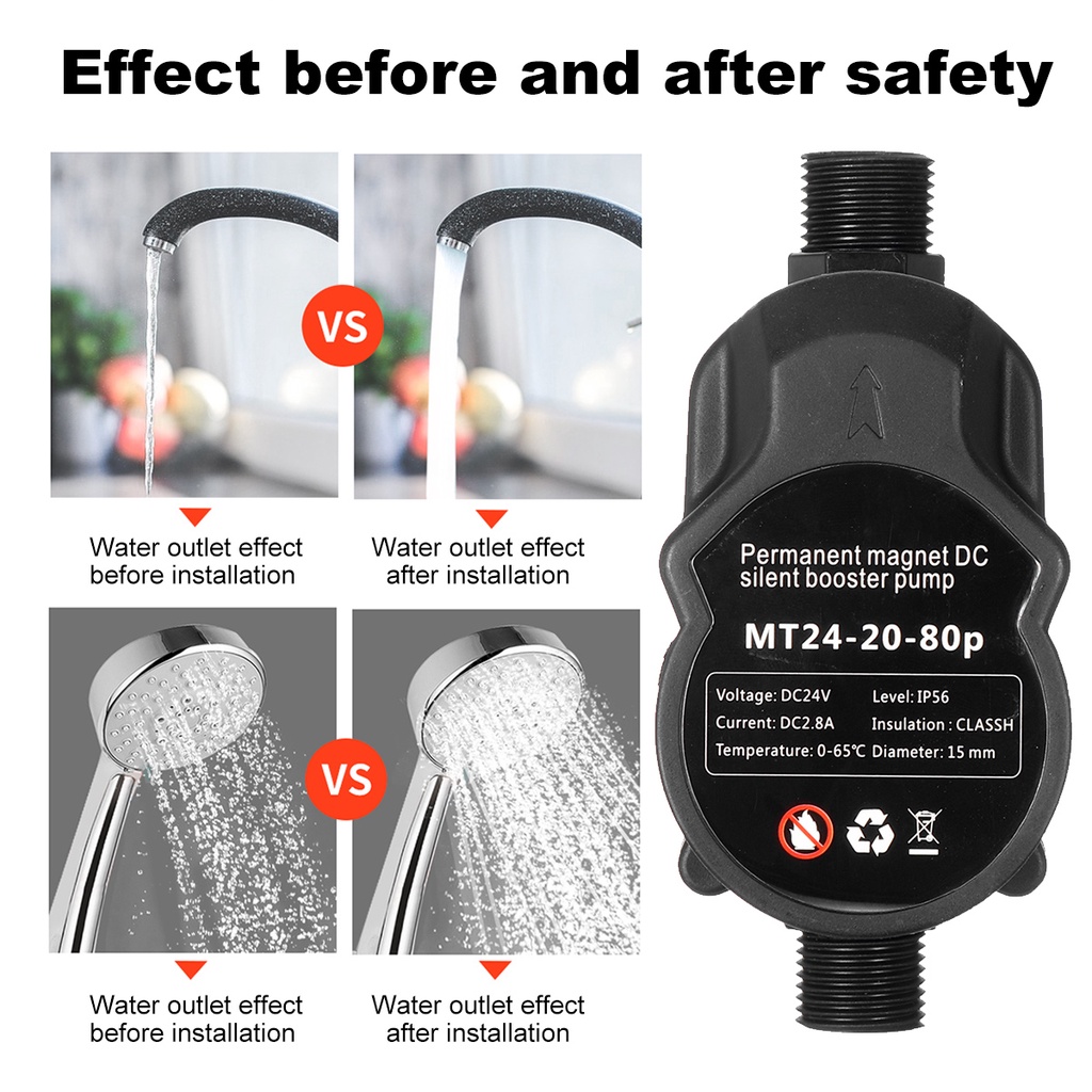 Máy Bơm Nước mini 120w ip56 dc24v Cho Hộ Gia Đình