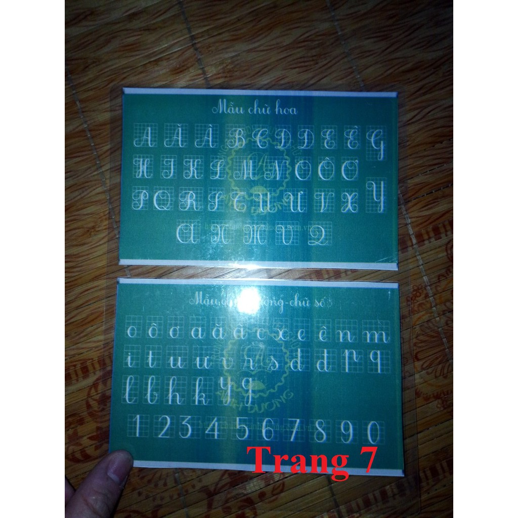 Mẫu chữ chuẩn cho bé tập tô, tập viết