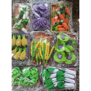 5 vỉ rau củ xốp mầm non.