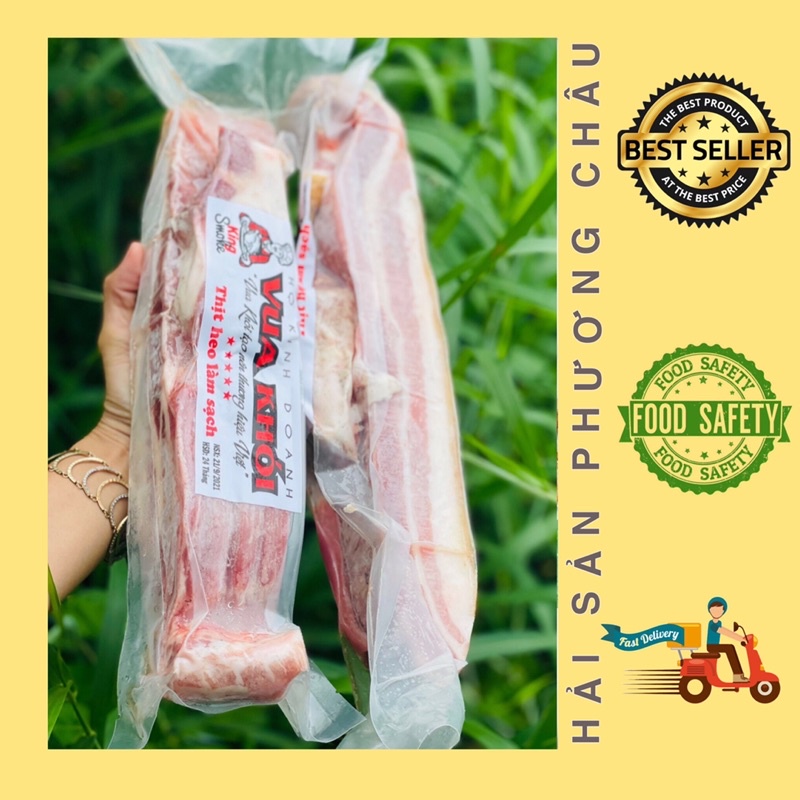 Ba rọi heo rừng nạc ngon chất lượng 1kg