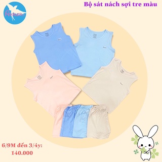 Bộ ba lỗ vải sợi tre cho bé