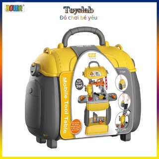 Đồ chơi nhập vai kỹ sư oto cho bé bowa 8034p : cặp dụng cụ 28 chi tiết