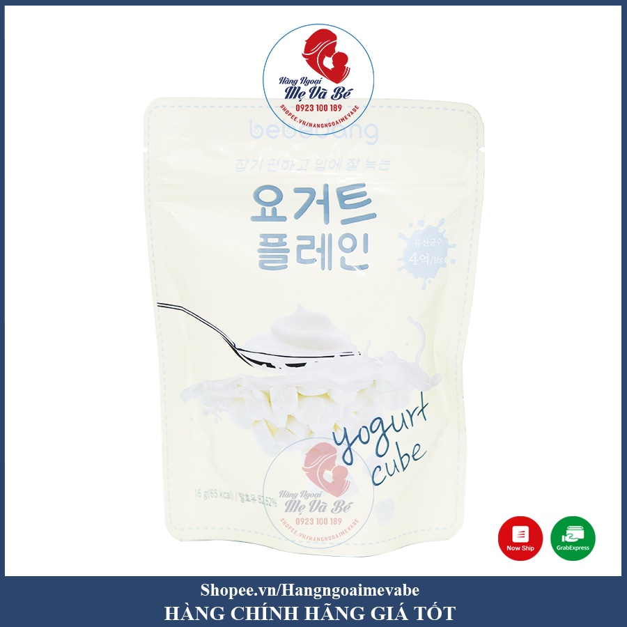 SỮA CHUA khô hoa quả sấy lạnh BEBEDANG Hàn Quốc cho bé