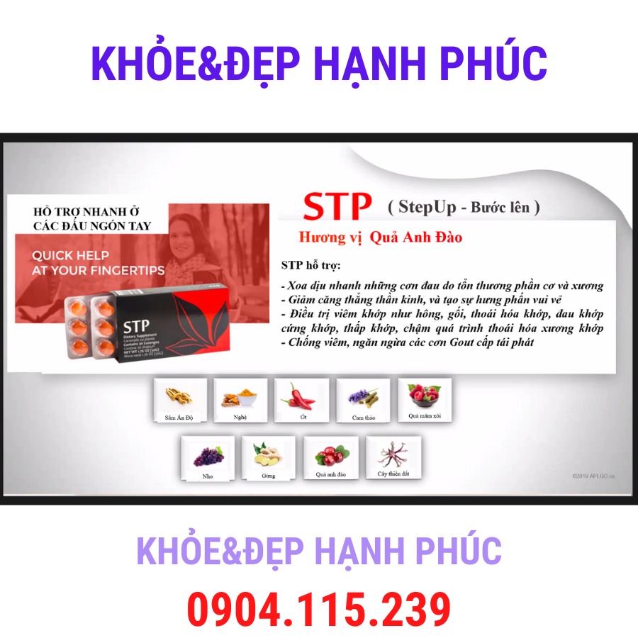 [ Date T6/24 ] Viên uống giảm đau khớp APLGO - STP – 30 viên/hộp