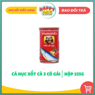 Cá nục xốt cà 3 Cô Gái hộp 155g