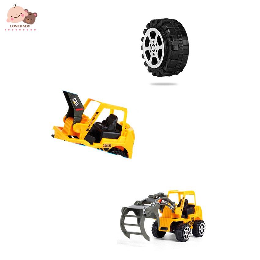[HOT]Boy Toy Car Excavator Color Random Child Inertia Model Engineering Car