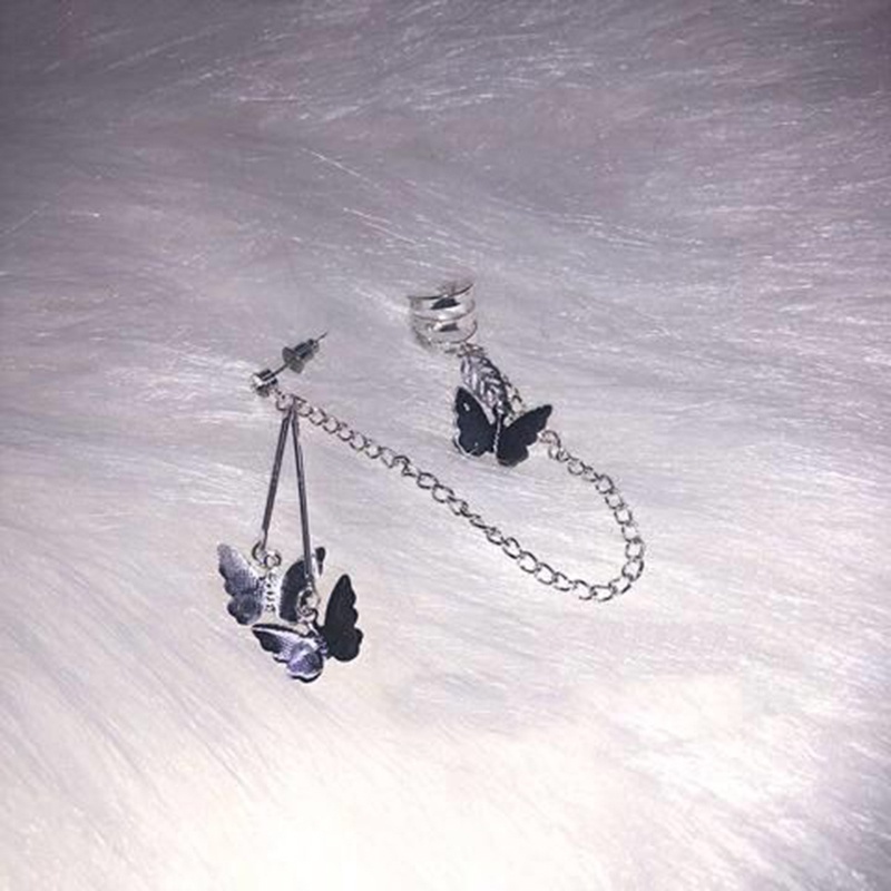 Khuyên kẹp vành tai hình bướm thời trang cho nữ