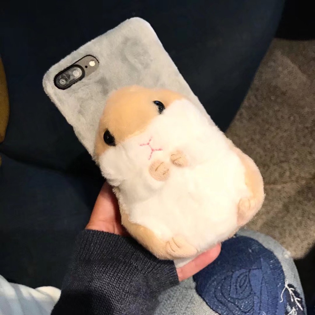 Thú Nhồi Bông Hình Chuột Hamster Ba Chiều Sáng Tạo Cho Oppo R17 Mobile | BigBuy360 - bigbuy360.vn