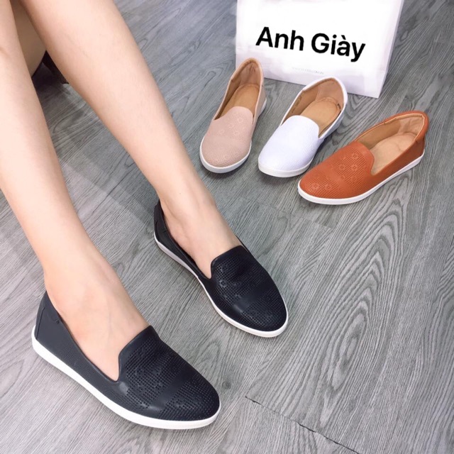 GB24-Giày slipon da lì mềm cao cấp VNXk( ảnh thật, kèm video) | BigBuy360 - bigbuy360.vn