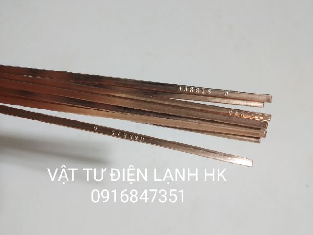 10 que hàn đồng dẹt Harris Mỹ - Qixing Trung Quốc (chọn đúng loại) - Bạc hàn vảy bạc