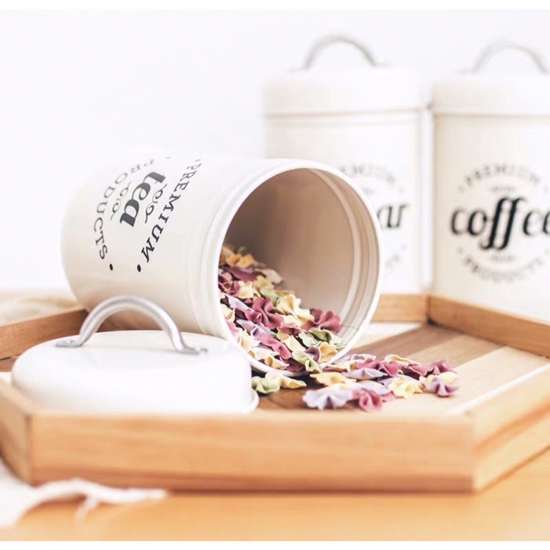 Set jar retro- hộp nhôm đựng gia vị và đồ khô tiện lợi