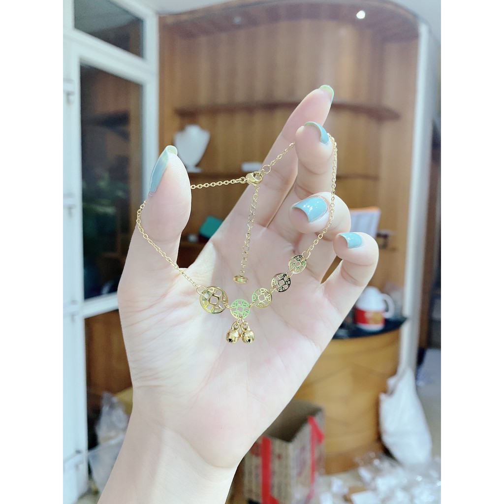 [Mã FAMAYFA giảm 10K đơn 50K] Lắc chân titan, lắc chân quả chuông xinh , Lc09 | BigBuy360 - bigbuy360.vn