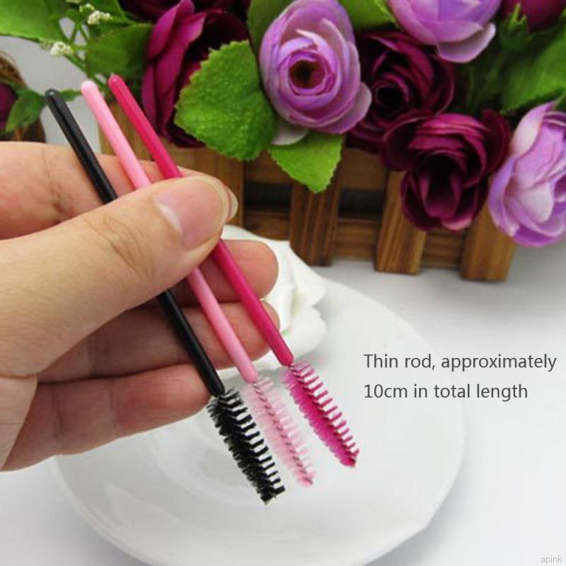 [Hàng mới về] 50 Cọ chuốt mi dùng một lần tiện dụng nhiều màu sắc