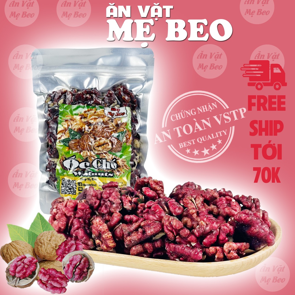 Nhân hạt óc chó Đỏ nhập khẩu Mỹ 500Gr