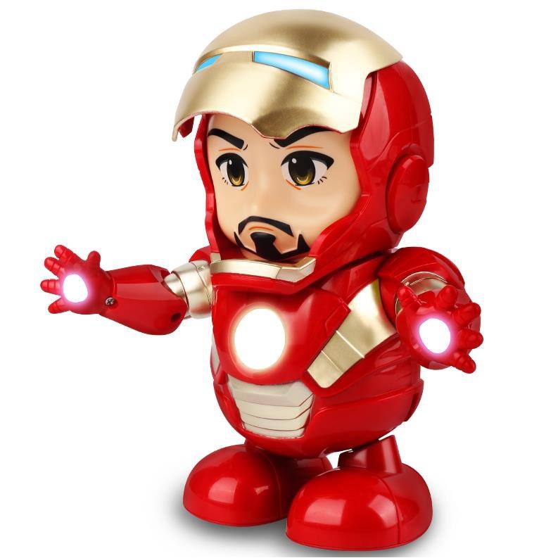 Đồ Chơi Robot Dance Hero - Iron Man - Blumblebee - Siêu Nhân Nhảy Mua Theo Nhạc - Có Đèn Siêu Hot - Mô Hình Siêu Nhân