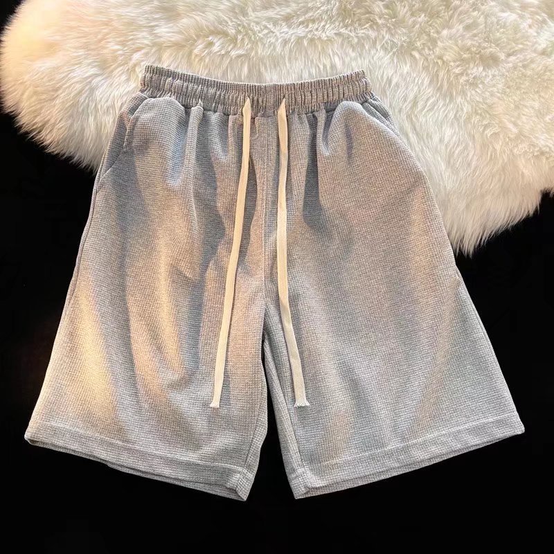 Quần Short Nam Dây Rút Màu Trơn Đơn Giản Thời Trang Hàn Quốc Cho Nữ Quần Đùi Unisex Đều Mặc Được