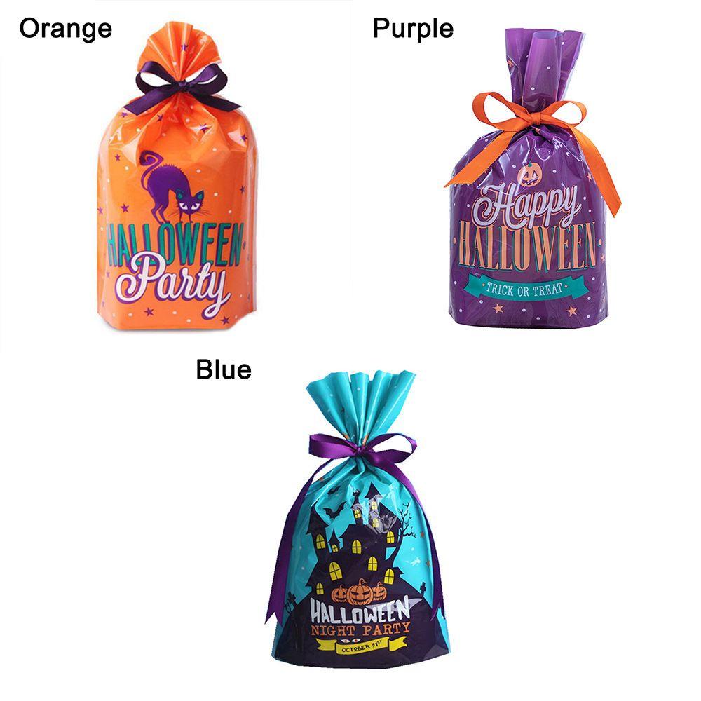 Bộ 50 Túi Nhựa Đựng Kẹo Halloween