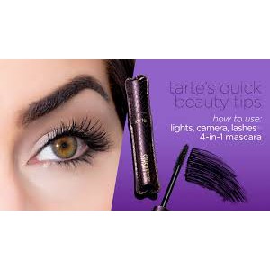 [ Minisize 4ml ] Chuốt mi Tarte Lights Camera Lashes 4in1