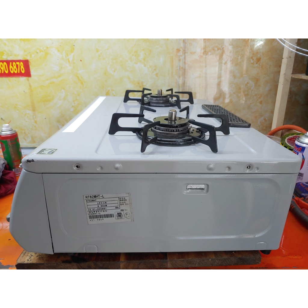 Bếp gas nội địa Nhật Rinnai RT62WH5T 000861 Pin Sạc giá 2,5triệu 1 đổi 1 KẾT BẠN ZALO 0909306149 GỬI HÌNH &VIDEO THỬ BẾP