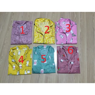 Bộ Pijama kate mặc nhà  (Tay ngắn, quần dài)