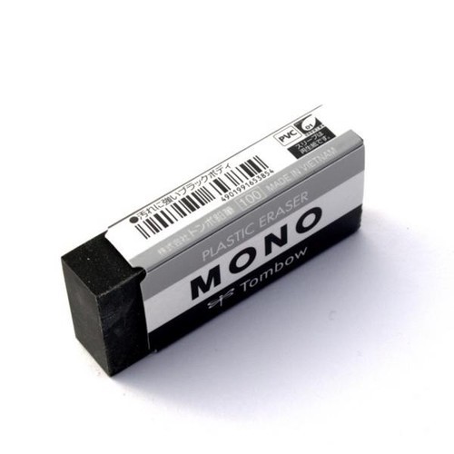 Gôm tẩy chì thân đen Tombow Mono PE-01AB Erase