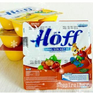 Váng sữa dinh dưỡng Hoff cho bé vỉ 4 hộp x 55g (Date luôn mới)