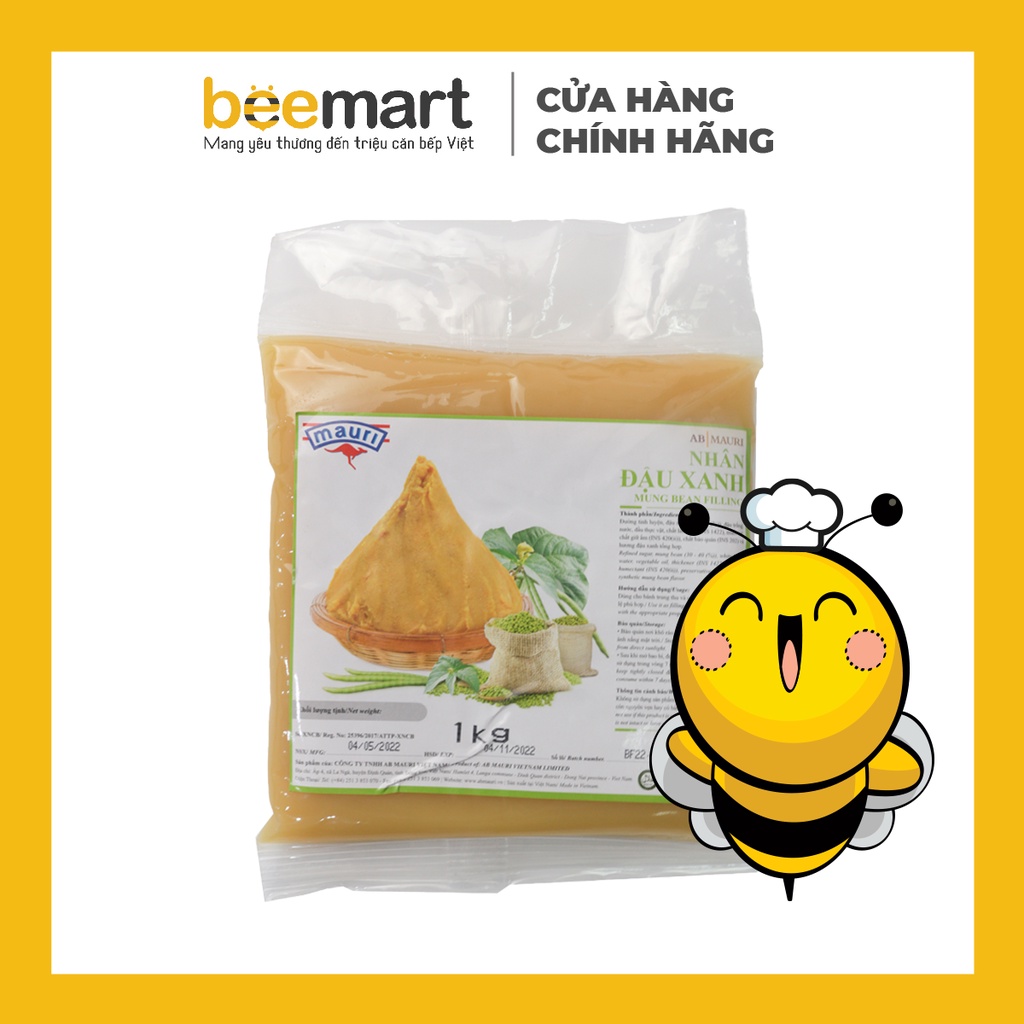 Nhân trung thu đậu xanh ABMauri 1kg