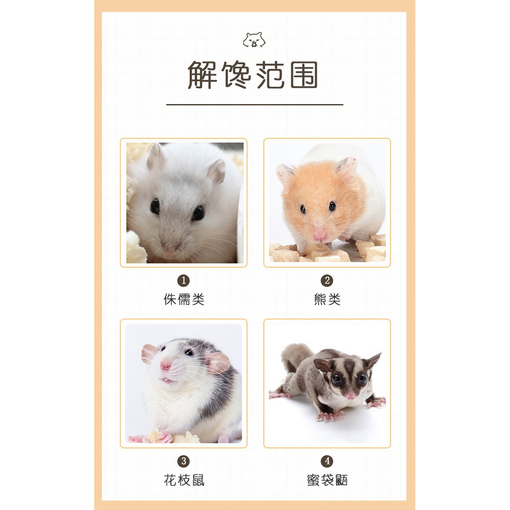 súp đạm protein YEE dinh dưỡng cao cho hamster / sóc/ nhím/ fat tail/ dumbo/ rat