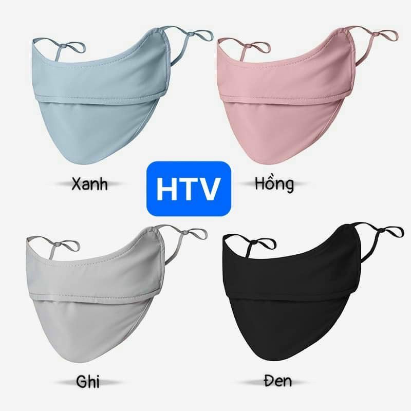Khẩu trang chống tia UV, khẩu trang chống nắng UPF 50+ - Unisex nam nữ đều thích hợp